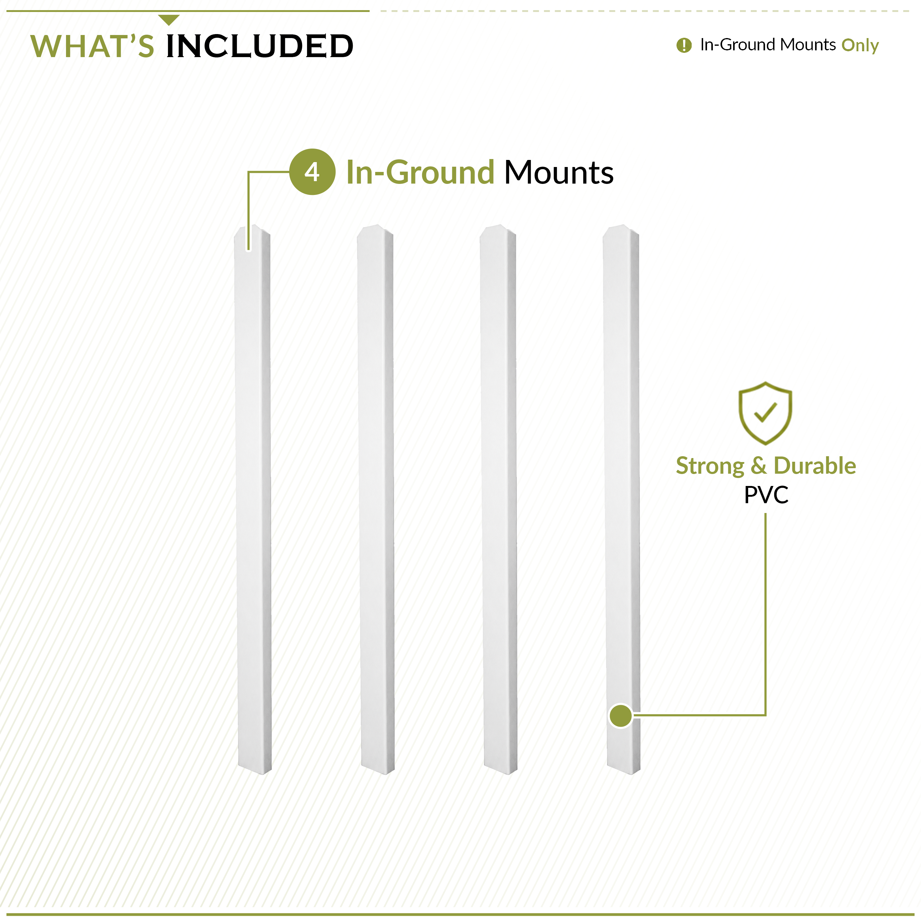 Hampton Shower Post Extension Kit