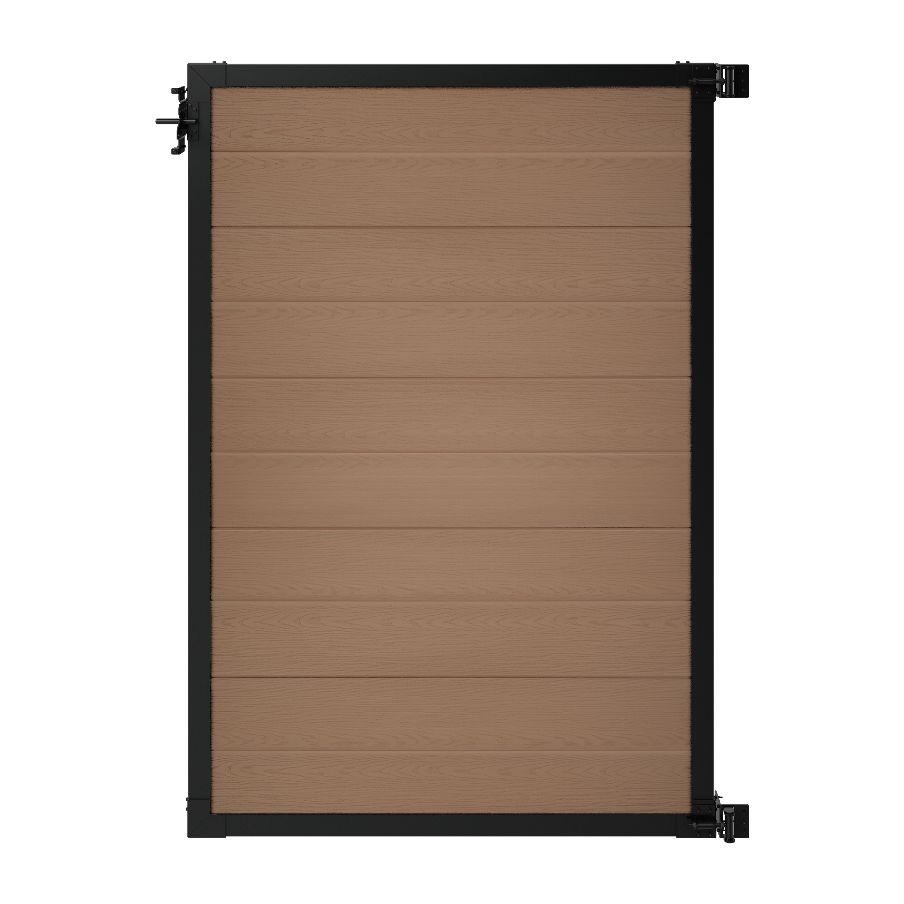 6ft Composite Privacy Gate - Walnut Brown Fence Gate | WamBam