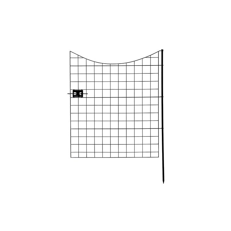 WF29012- Black Metal Fence Gate White.jpg