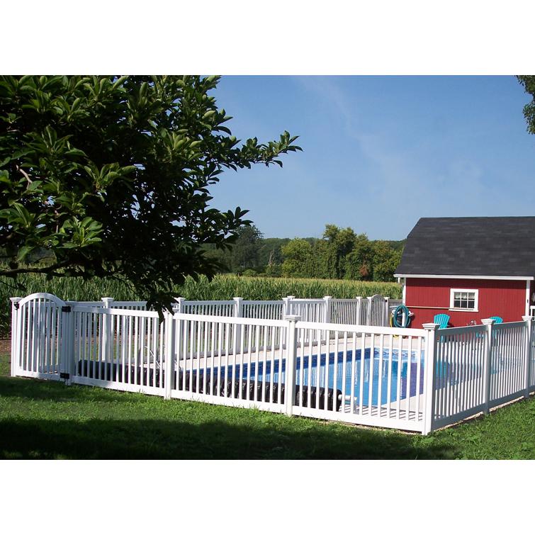 Backyard Vinyl Pool Fence