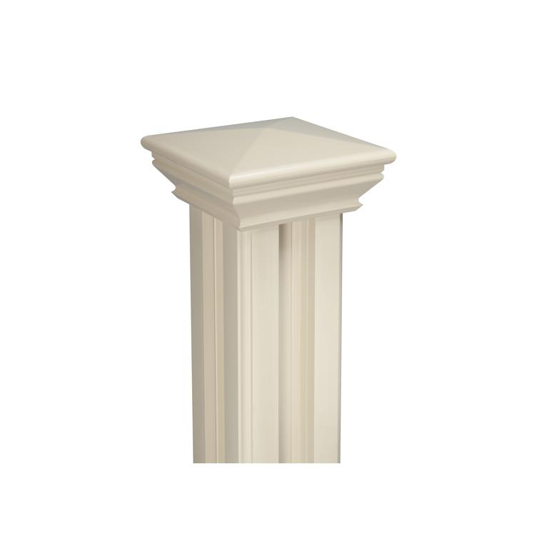 Tan Vinyl Fence Post