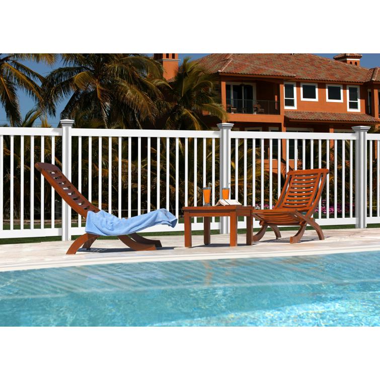 Vinyl fence meets pool code