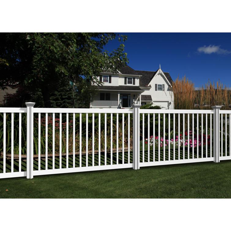 Vinyl pool fence lifestyle shot