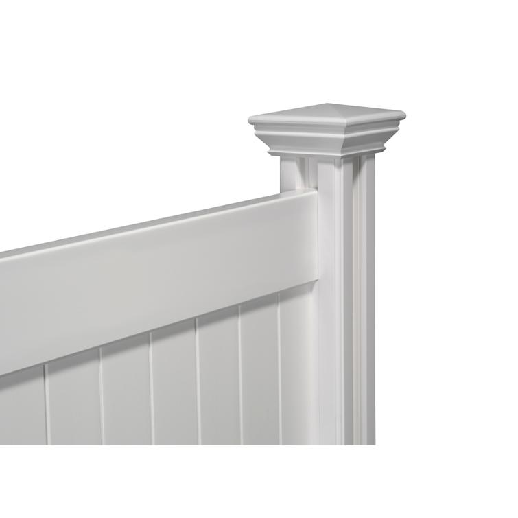 vinyl privacy fence decorative cap