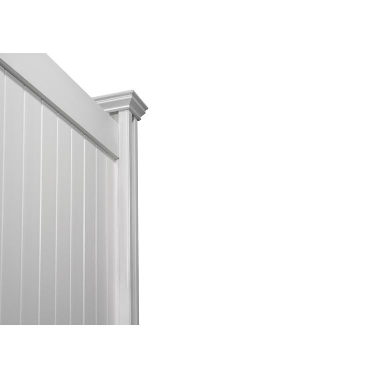 vinyl privacy fence bottom angle