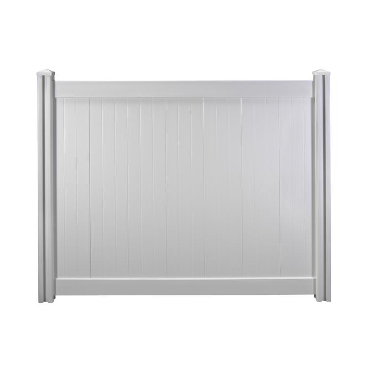 vinyl privacy fence front plain caps