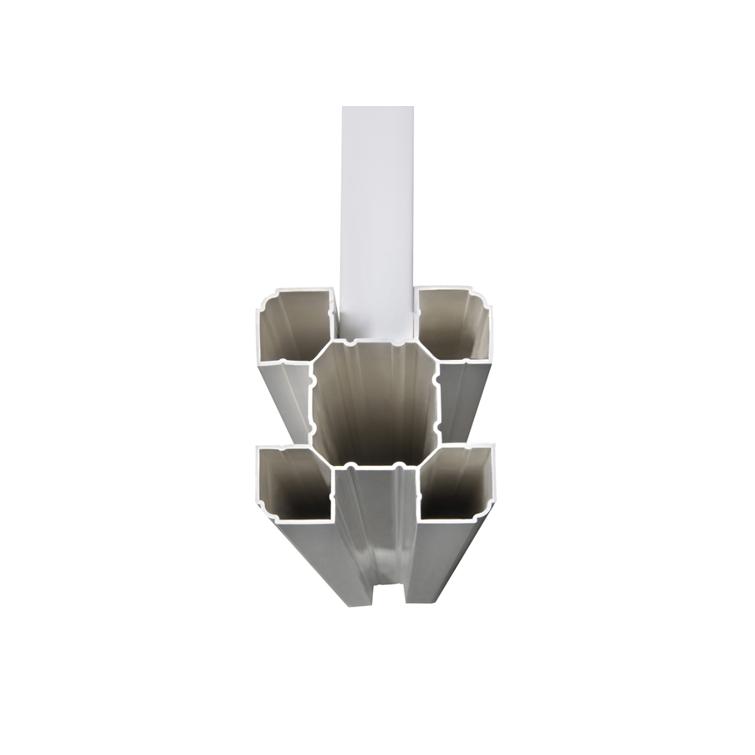 View of vinyl post