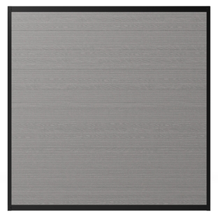 6ft H Edgewood Composite Privacy Fence Panel (Slate Grey)