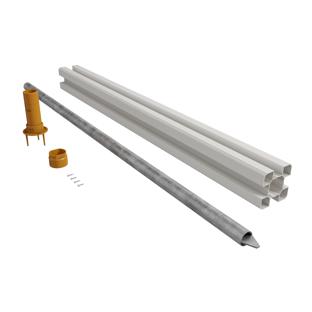 4ft. Vinyl Post with No-Dig Anchor System