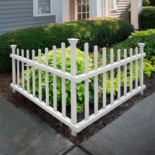 Ashley Corner Vinyl Fence Kit
