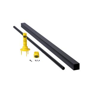 Handy Andy Aluminum Fence Post with Anchor