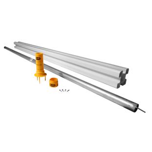 6ft. Vinyl Post with Large Anchor System
