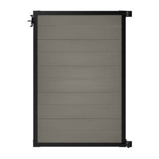 6ft H Edgewood Composite Privacy Gate (Slate Grey)