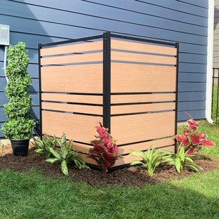 Vienna WoodTek Vinyl Privacy Screen Kit (Cedar) (2 Panels)