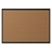 4ft x 6ft Edgewood composite privacy fence panel in walnut brown with black aluminum frame