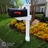 White vinyl mailbox post installed in landscaped front yard with decorative trim and newspaper holder