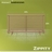 WoodTek vinyl fence panel dimensions 44 inches wide by 22 inches high for patio or outdoor enclosure