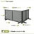 WoodTek vinyl fence kit includes panels, posts, rails, supports, and connector pins for enclosure assembly