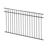 pool aluminum fence sloping ground