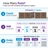 Infographic explaining how to calculate the number of Edgewood aluminum fence posts needed for panels and gates
