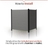 Easy-install outdoor privacy screen with no-dig ground anchors and composite wood-look panels