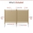 Wood-look privacy screen kit contents including slats, rails, joiner clips, screws, and ground stakes