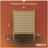 Woodgrain outdoor privacy screen dimensions with installation depth and overall panel measurements