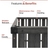 Outdoor privacy enclosure features including maintenance-free vinyl construction, weather-resistant materials, freestanding design, and DIY-friendly assembly
