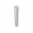White vinyl fence post extrusion with multiple internal picket channels